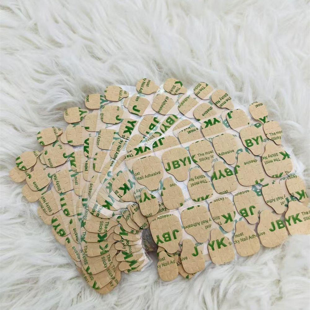 النسخة المطورة غراء جيلي فائق اللصق 3A لتثبيت الأظافر الصناعية 6 قطع = 144 ملصق