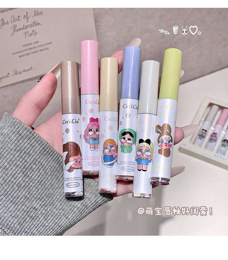 طقم ملمع شفاه داي مِن بير – 6 قطع ✨ ألوان مائية لامعة بتركيبة مرطبة