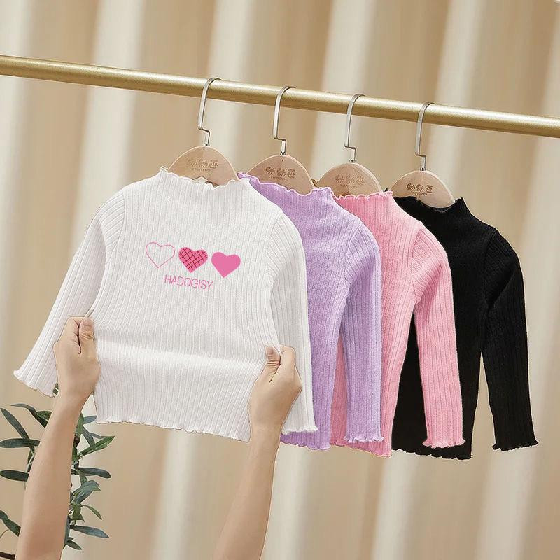 بلوفر بناتي أطفال مطبوع قلوب