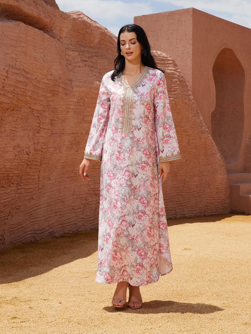 جلابية طويلة فخمة ومريحة