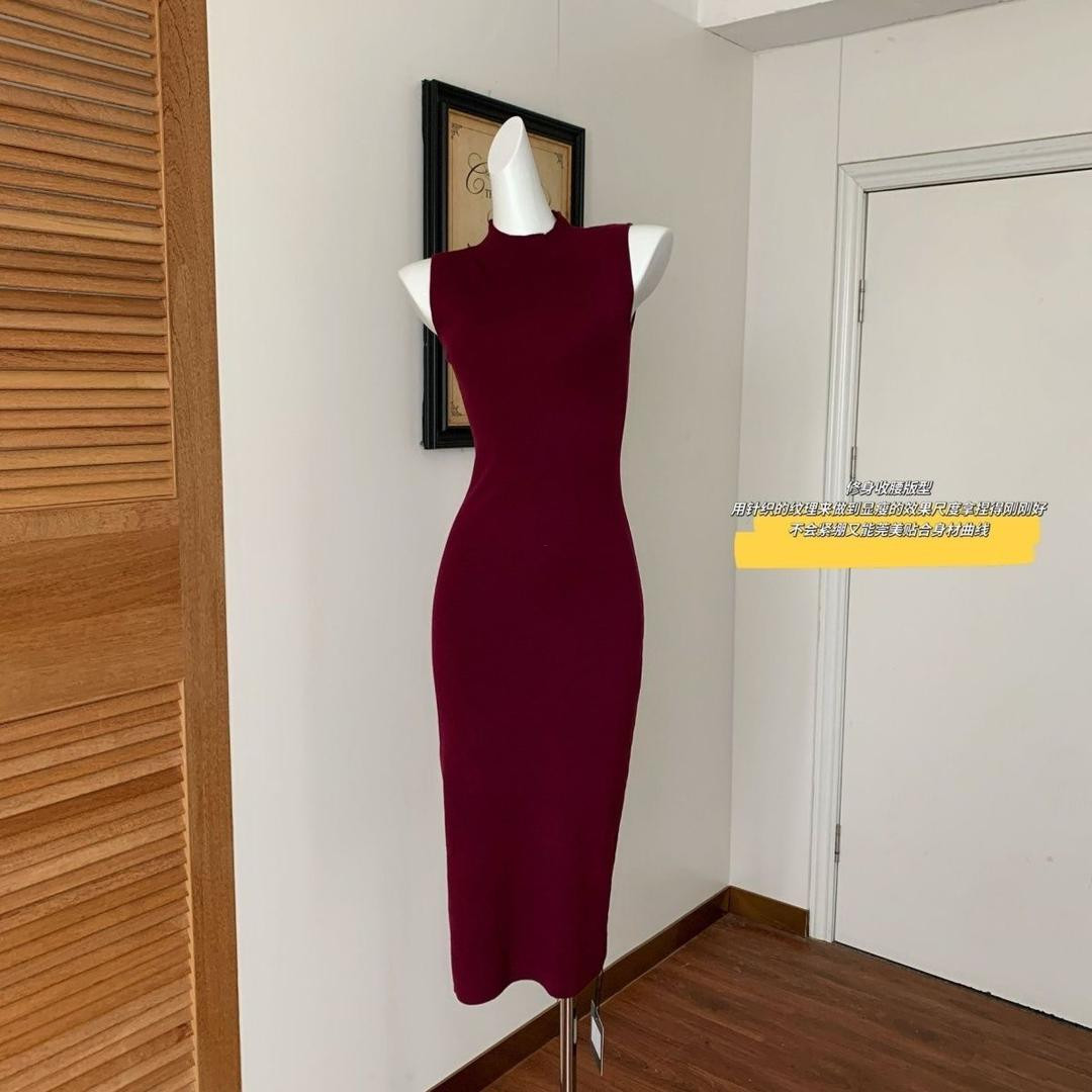 فستان كنزة ناعم ستايل كوري