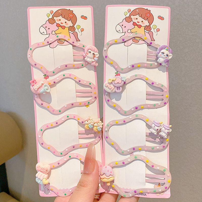 مشابك شعر بناتية بتصميم بولكا دوت وسُحب لطيفة مستوحاة من “ماي ليتل بوني” تُستخدم لتثبيت الغرّة والشعر القصير بطريقة كيوت وعملية