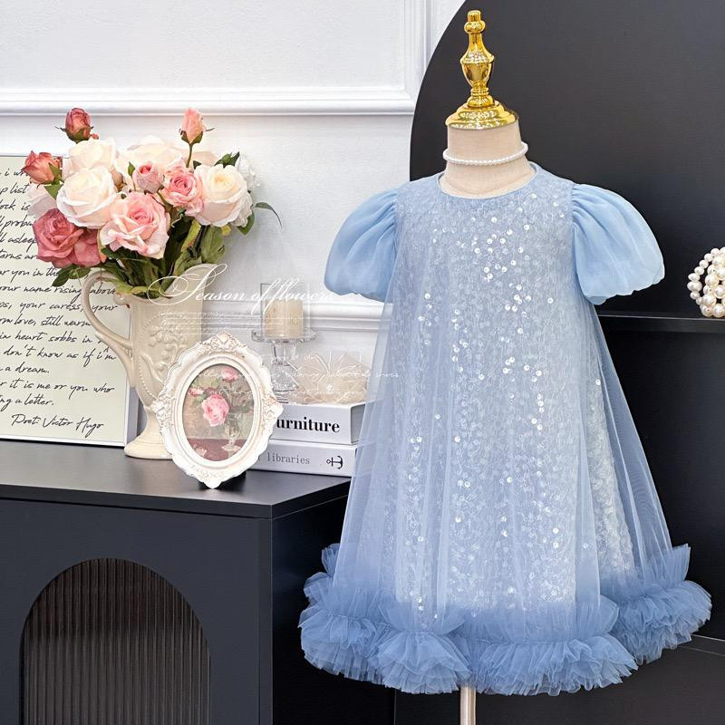 فستان أميرة الجليد للبنات