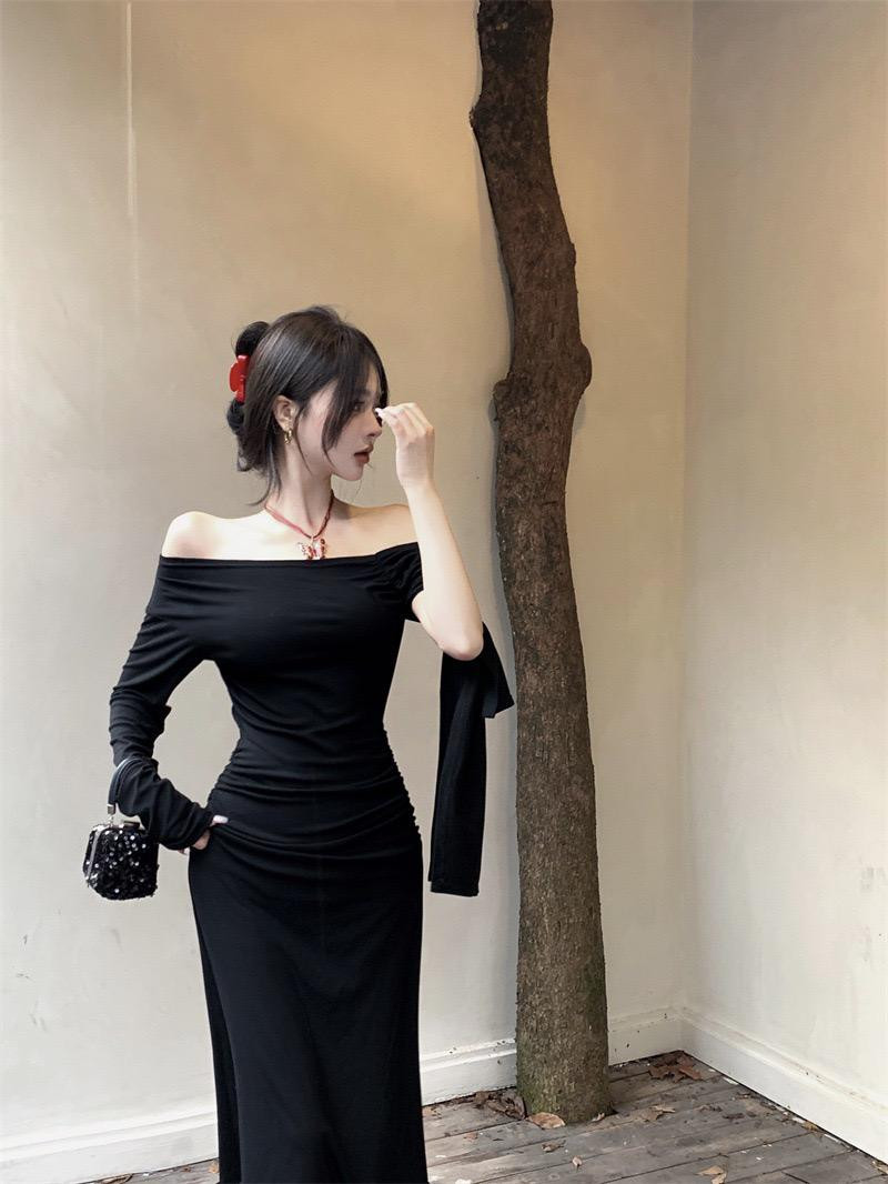 فستان أنيق، تصميم كتّف واحد