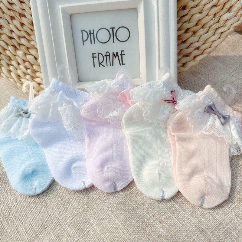 جوارب بنات قطنية ناعمة 5 ازواج