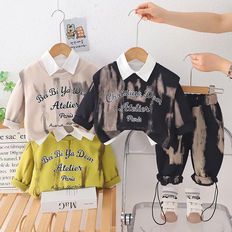 طقم أولاد 3 قطع كيوت جداً