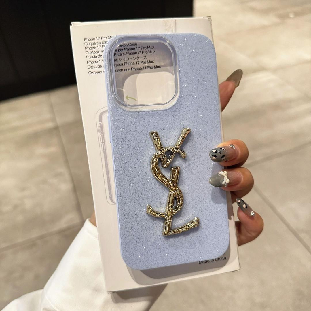 فاخرة بسيطة بلون نقي لامع غطاء هاتف آيفون عالي الجودة، مقاوم للصدمات متوفر كل مقاسات الايفون