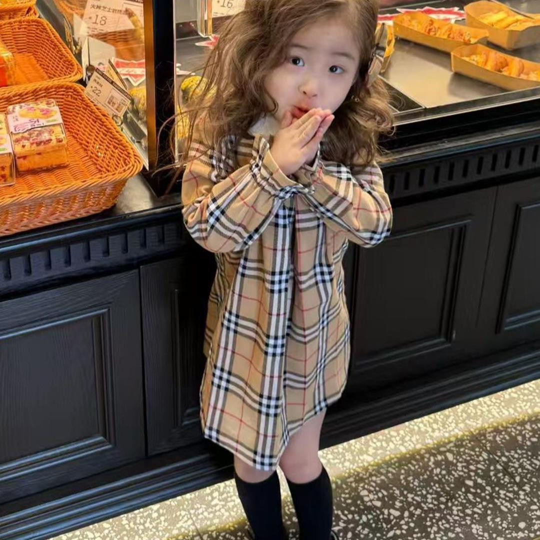 فستان بناتي كوري ستايل – خريف 2025 الجديد بأكمام طويلة