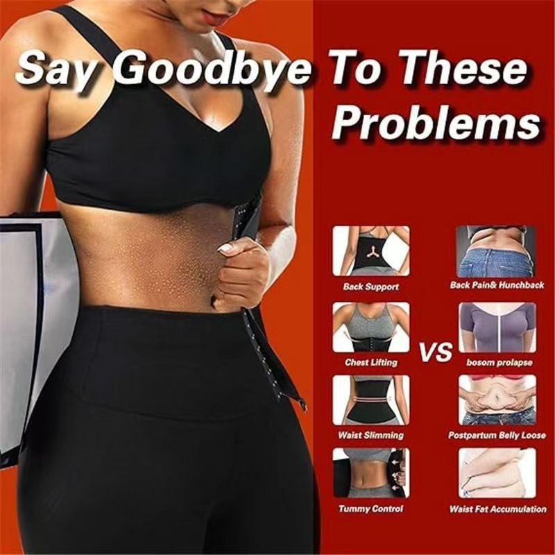 حزام تنحيف جديد للخصر والبطن – نسائي – مشد ضاغط للتخسيس – نحت البطن والخصر – حزام رياضي للتعرق المزدوج – مشد تشكيل الجسم