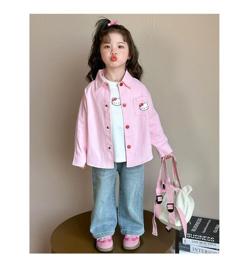 قميص أطفال بلون وردي جميل