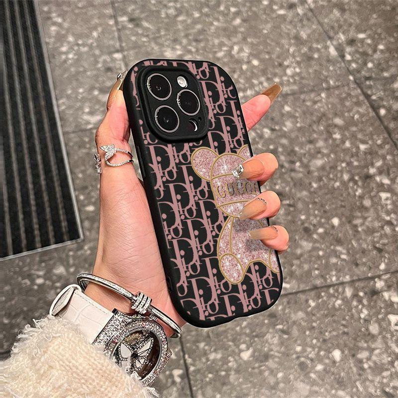 غلاف ايفون خفيف الوزن فاخر  Dior من السيليكون