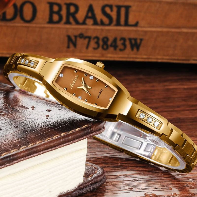 ساعة يد نسائية فاخرة بتصميم كوري أنيق تعمل بآلية أوتوماتيكية مقاومة للماء بإطار معدني لامع مقاس واحد السعر: