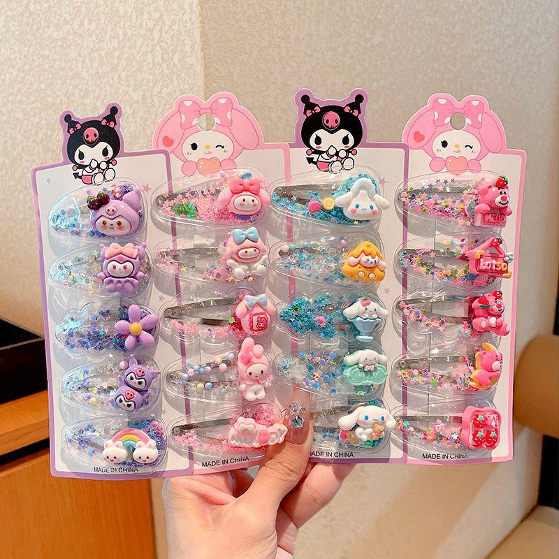 مشابك شعر أطفال كيوت جدًا طقم كامل فيه 20 قطعة