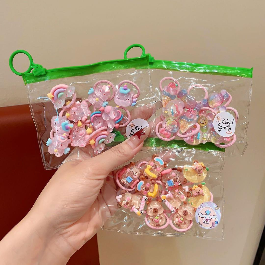 ربطة شعر 10 قطعه كوروـمي  – مطاط شعر لا يؤذي فروة الرأس