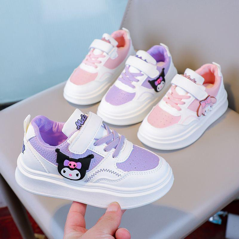 حذاء أطفال رياضي للبنات، بستايل جديد. مصنوع من الجلد الصناعي وخفيف للارتداء اليومي، مناسب للبنات الصغيرات والمتوسطات العمر.