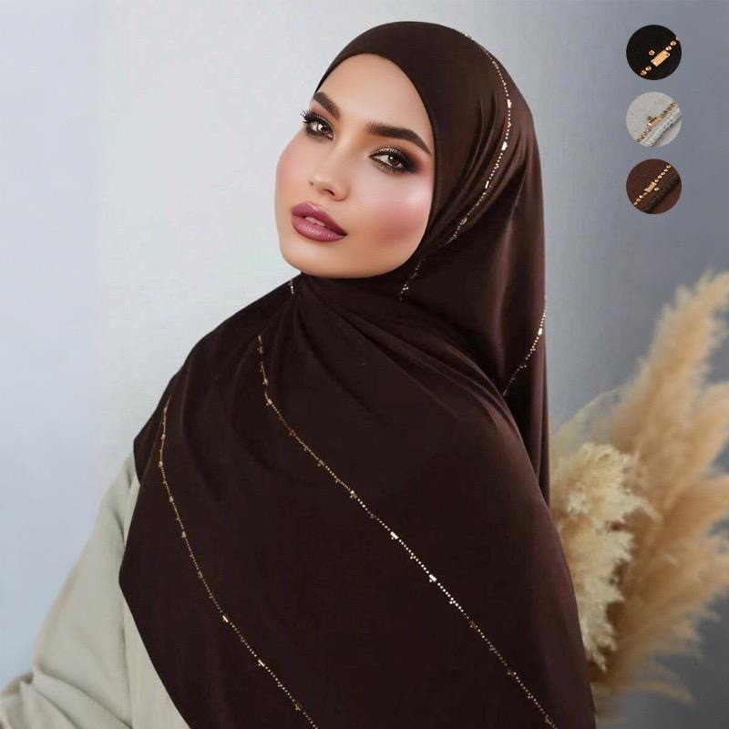 إيشارب نسائي ساتان فاخر – ١٧ سم